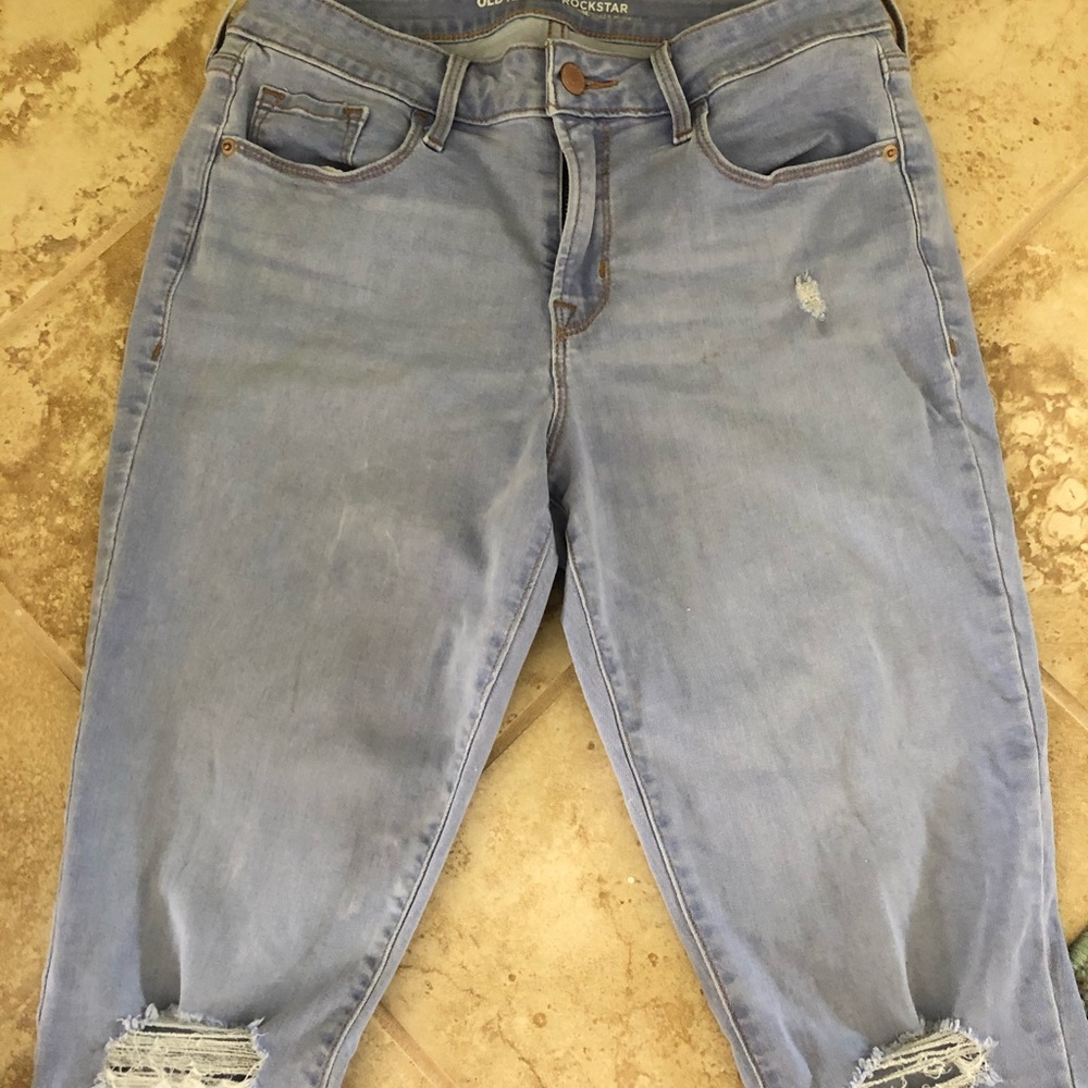 Old Navy Midrise rockstar skinny jeans